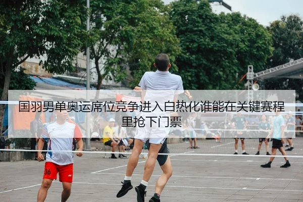 国羽男单奥运席位竞争进入白热化谁能在关键赛程里抢下门票
